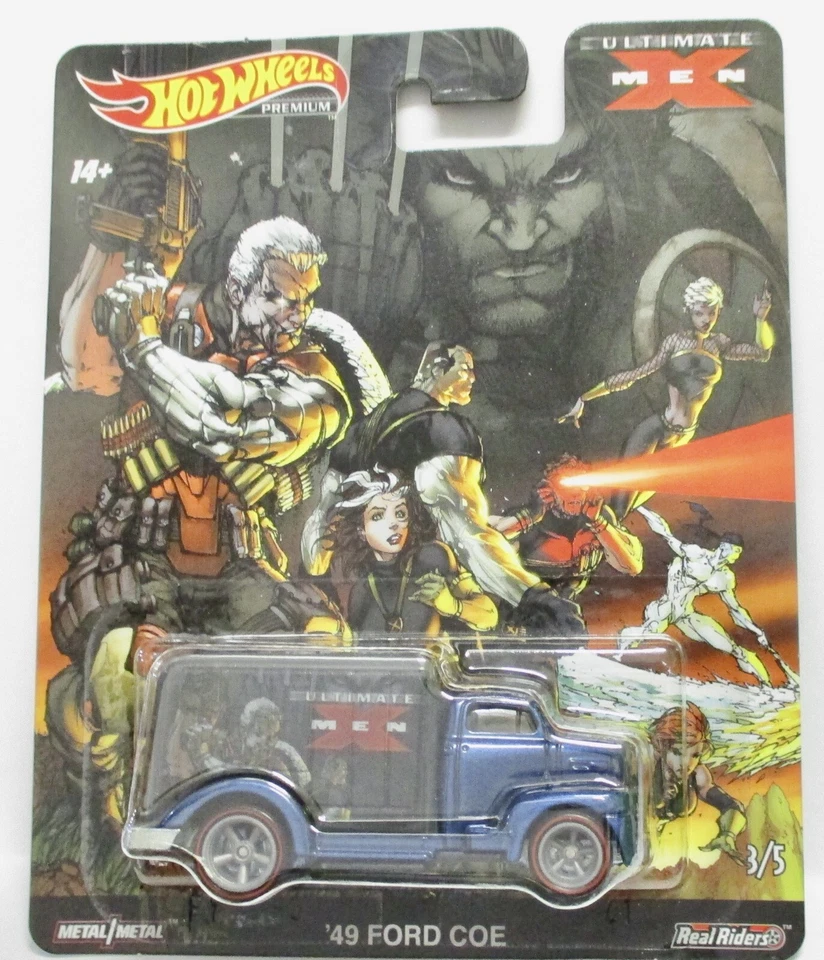 2018 HOT WHEELS POP CULTURE X-MEN ’49 FORD COE BLACK 3/5 COMBINED SHIPPING AR2 - Image 1 of 1