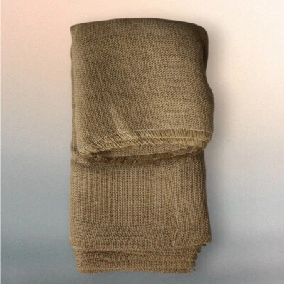 2 Yards Idaho Potato Burlap Beachwood Fabric 44" Width  - Image 1 of 2