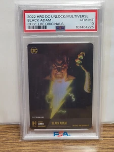 2022 DC Cards PSA 10 GEM MINT Black Adam Mythic The Originals Physical Only! - Bild 1 von 2