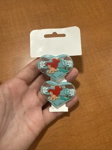 Disney Vintage Hair Barrettes the Little Mermaid Ariel Clips - Picture 1 of 2