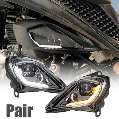 2 x LED Headlights Turn Lamp For Yamaha YFZ450R Raptor 700 700R YFZ450 WOLVERINE - Image 1 of 4