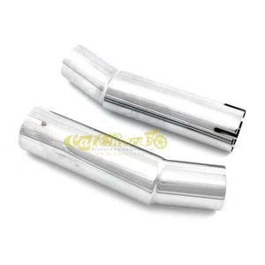 Raccordi curvi 21° per Triumph o altre moto cafe racer vintage scrambler - Foto 1 di 5