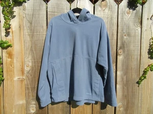 Patagonia Micro D-Luxe Blu Rincon Felpa con Cappuccio Pullover in Pile Camicia Taglia Large 26220 - Foto 1 di 5