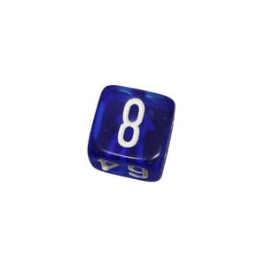 Large Ice Blue 22 mm Backgammon Doubling Cube Replacement Dice - Picture 1 of 3