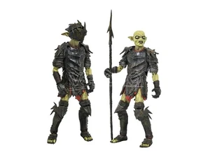 Il Signore Degli Anelli Action Figure Serie 3 Orchi di Moria 13Cm Diamond Select - Foto 1 di 2