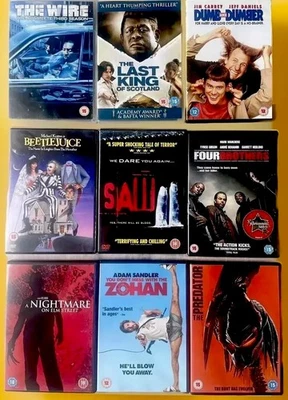 Large DVD BUNDLE Action Horror Comedy Sci-Fi Fantasy Crime TV & Movies JOB LOT - Image 1 of 4