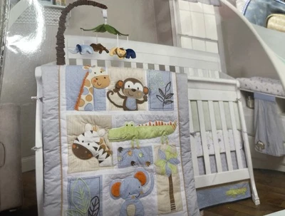 Trend Lab, Juego de cuna JUNGLE FUN 6 piezas, nuevo Foto 1 de 4