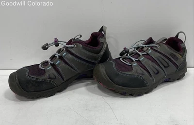 Zapato informal Keen gris púrpura con tiras para niños 2 Foto 1 de 4