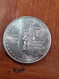 2000-p Quarter, The Old Man of The Mountain - Picture 1 of 4