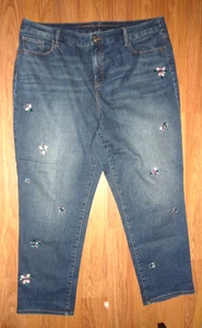 Jeans Chicos So Adelgazantes Novia Pierna Ajustada Tobillo Deslumbrados Talla 3.5R (18) - Imagen 1 de 5