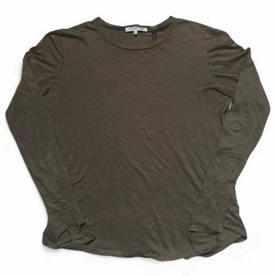 Casco Lang Algodón Cachemira Capa Base Delgado Unisex Diseñador Manga Larga Top XS Foto 1 de 4