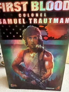 Hot Toys 1/6th Scale Rambo First Blood Colonel Samuel Trautman MMS07 USED - Picture 1 of 2