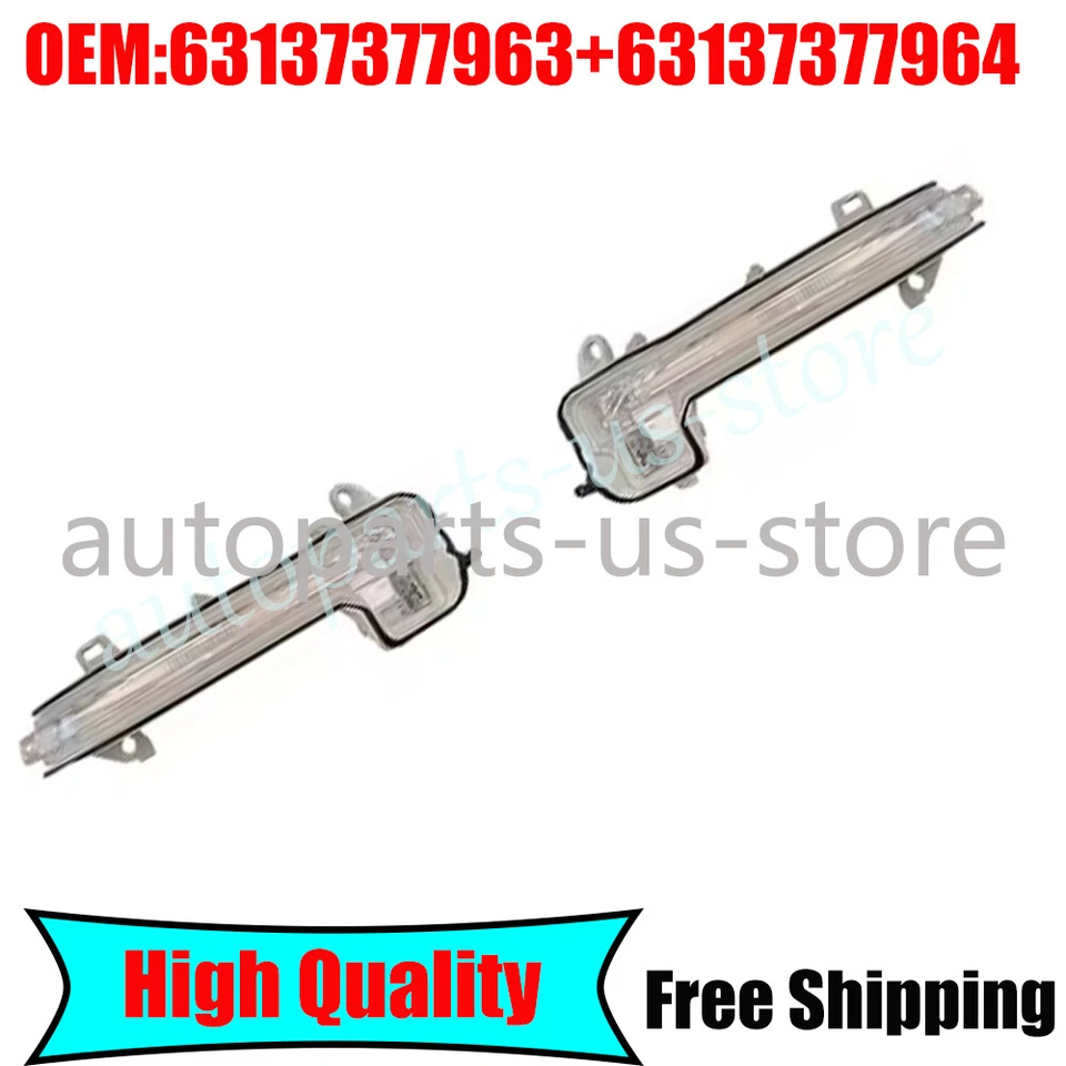 1 Pair L&R Rearview Mirror Light For BMW X1 F49 2016-2021 X2 F39 2018-2021 - Image 1 of 2