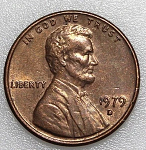 1979-D Lincoln Cent Mint Mark Error (Filled In D) - Picture 1 of 3