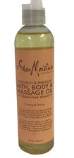 2pk Shea Moisture Bath Body Massage Oil Coconut Hibiscus 8 Oz 764302290063yn