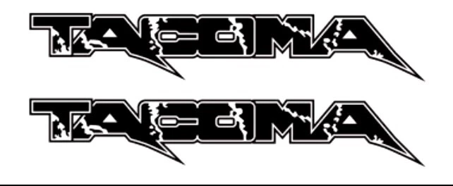 Compatible con Toyota Tacoma Cama Lateral VINILO CALCOMANÍA PEGATINA KIT GRÁFICO Foto 1 de 1