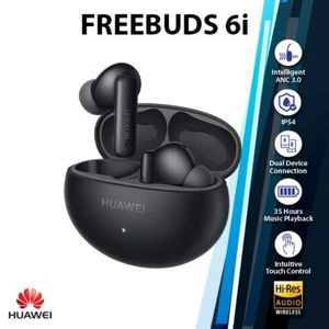 Huawei FreeBuds 6i Bluetooth Earphone Earbuds (Black/ANC 3.0/Wireless/NEW) - Picture 1 of 6