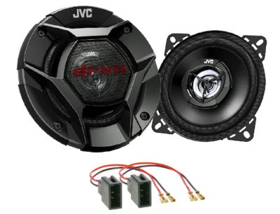 JVC 2-Wege Koaxial Lautsprecher CS-DR420 220W 35W RMS 10cm + 1046-02 LSP Adapter - Bild 1 von 3