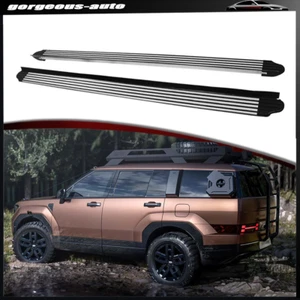 2PCS Running Boards Fits For All New Hyundai Santa Fe 2024 Nerf Bars Side Steps - Picture 1 of 10