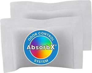 2-Pack Absorbx Odor Filter Deodorizers, Absorbs Trash Odors, All Natu - Picture 1 of 4