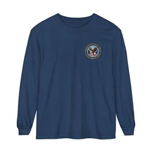 US Department of Veterans Affairs Long Sleeve T-Shirt VA Comfort Colors Tee - Picture 1 of 21