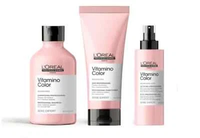 L'Oreal Serie Expert Vitamino Farbe Jumbo Pack Set Von 3 UK Verkäufer - Bild 1 von 4