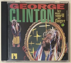 GEORGE CLINTON HEY MAN SMELL MY FINGER CD PROMO 25518 PAISLEY PARK P-FUNK - Picture 1 of 8