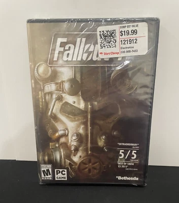 FALLOUT 4 PC 2015 Video Game Still Sealed Unused New! - Image 1 of 4