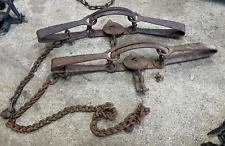 Two Vintage Victor 3N, cast Jaw Trap. coyote, bobcat, Newhouse 3N10122