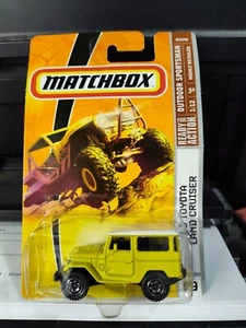 Matchbox Outdoor Sportsman (2008) Yellow '68 Toyota Land Cruiser Toy Car #89 - Picture 1 of 8