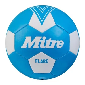 Mitre Flare 2024 Training Fußball - Größe 5 - Fluo Blau / Weiß - Bild 1 von 1