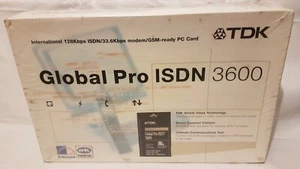 TDK GLOBAL PRO ISDN 3600 PN: U6500030 - Retail pack - small tear to wrapper. - Afbeelding 1 van 6