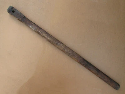 Old Antique Primitive Wooden Wood Part of Weaving Loom Warp Beam Large 19th - Image 1 of 4