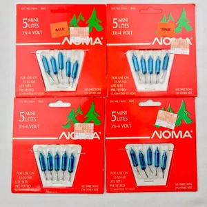 Noma Push-in Mini Lite 20 Ersatzglühbirnen blau 4 Packungen Vintage 3,5V-4V - Bild 1 von 9