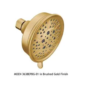 Moen 3638EPBG-01 ECO-PERFORMANCE 4F Duschkopf in gebürstetem Gold Finish - Bild 1 von 1