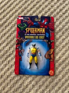 Spider Man Marvel Universe Poseable Die Cast Figure X-Men Wolverine 2003 - Picture 1 of 2