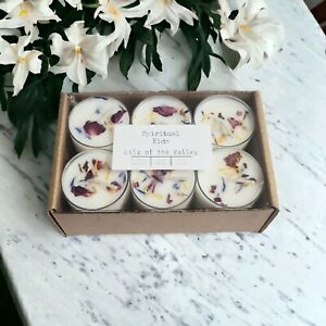 Lily of the Valley Soy Tealights 12 Ct with Soy Wax and Fragrant/Essential Oils 