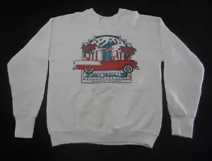 Vintage Fabulous 50s Casino & Diner Crewneck Sweatshirt Mens S/M 80s Reno NV - Picture 1 of 10