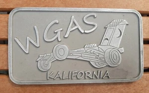 WGAS Kalifornia Vintage Original Hot Rod Car Club Plaque Rare  New Old Stock - Picture 1 of 2