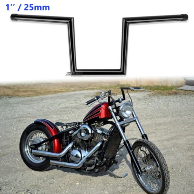 Manillar de barra de arrastre de 1" 25 mm para motocicleta Kawasaki Vulcan VN 650 1500 900 Foto 1 de 4