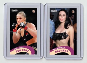 Rose McGowan rara carta tabacco MH Red Leaf #'d x/3 n. 655 - Foto 1 di 1