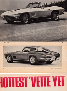 1967 Chevy CORVETTE Sting Ray, TEST dettagliato su strada da American Hot Car Mag - Foto 1 di 1