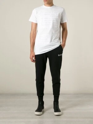 Camiseta para hombre con estampado de letras de hermano de sangre blanca talla M Foto 1 de 4