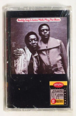 BUDDY GUY & JUNIOR WELLS ‎– Play The Blues 1992 Rhino US cassette SEALED  - Image 1 of 2