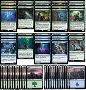 Elite Merfolk Deck - Simic - Green Blue - Very Powerful - 60 Card MTG!!! - Picture 1 of 1