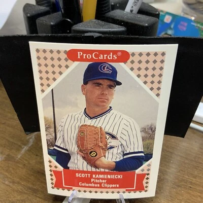 1991 ProCards Tomorrow's Heroes Scott Kamieniecki #110 Rookie RC - Image 1 of 2