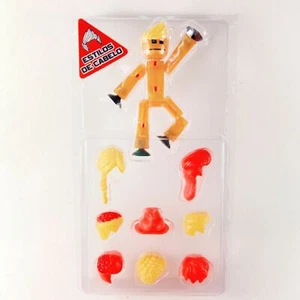 Zing Stikbot ROBOT ANIMATION Apric Yellow Gold Figure with 8pcs accesory - Picture 1 of 3