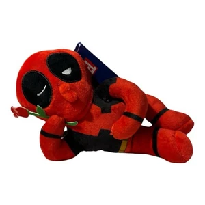 Kidrobot Marvel Phunny Series Deadpool Sexy Kiss Plush Super Hero 8" Figure-NEW - Picture 1 of 8
