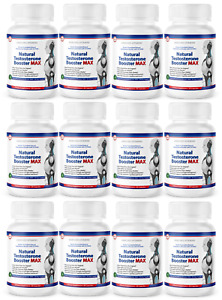 12 PK Natural Testosterone Booster Max - Male Enhancement Testosterone Booster