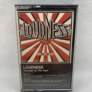 LOUDNESS Thunder in the East Cassette Tape Atlantic Records 1985 thrash metal - Picture 1 of 4